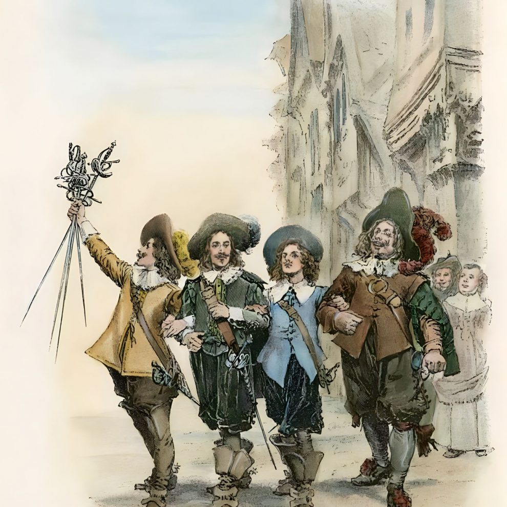 Dartagnan-musketeers_-_Maurice_Leloir